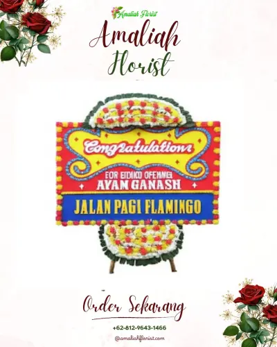 Bunga Papan Congratulation di Jamali